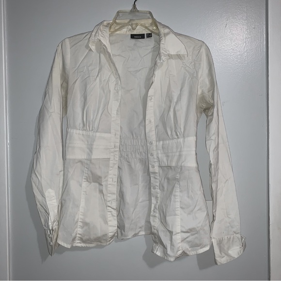 Mexx Cinched Off White Buttondown - Picture 1 of 2